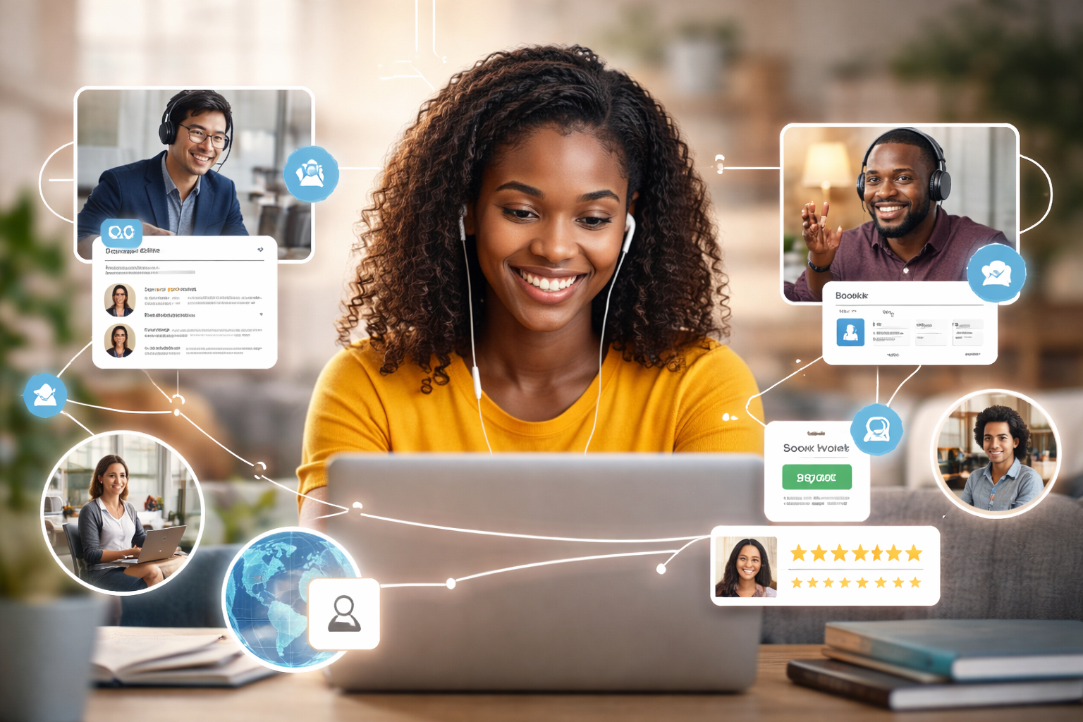 Follow topics, tutors, and contributors image